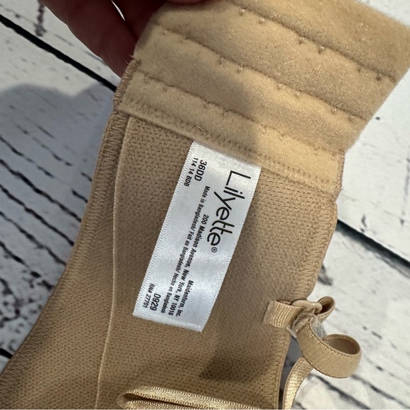 Lilyette By BALI convertible/ Strapless Bra Size 38 DD Nude - Picture 4 of 5